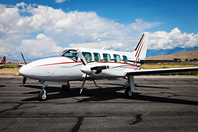 Chieftain ready to fly to Boise from Salmon